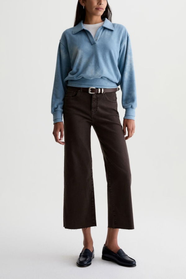 AG Jeans Saige Wide Leg Cropped Jean
