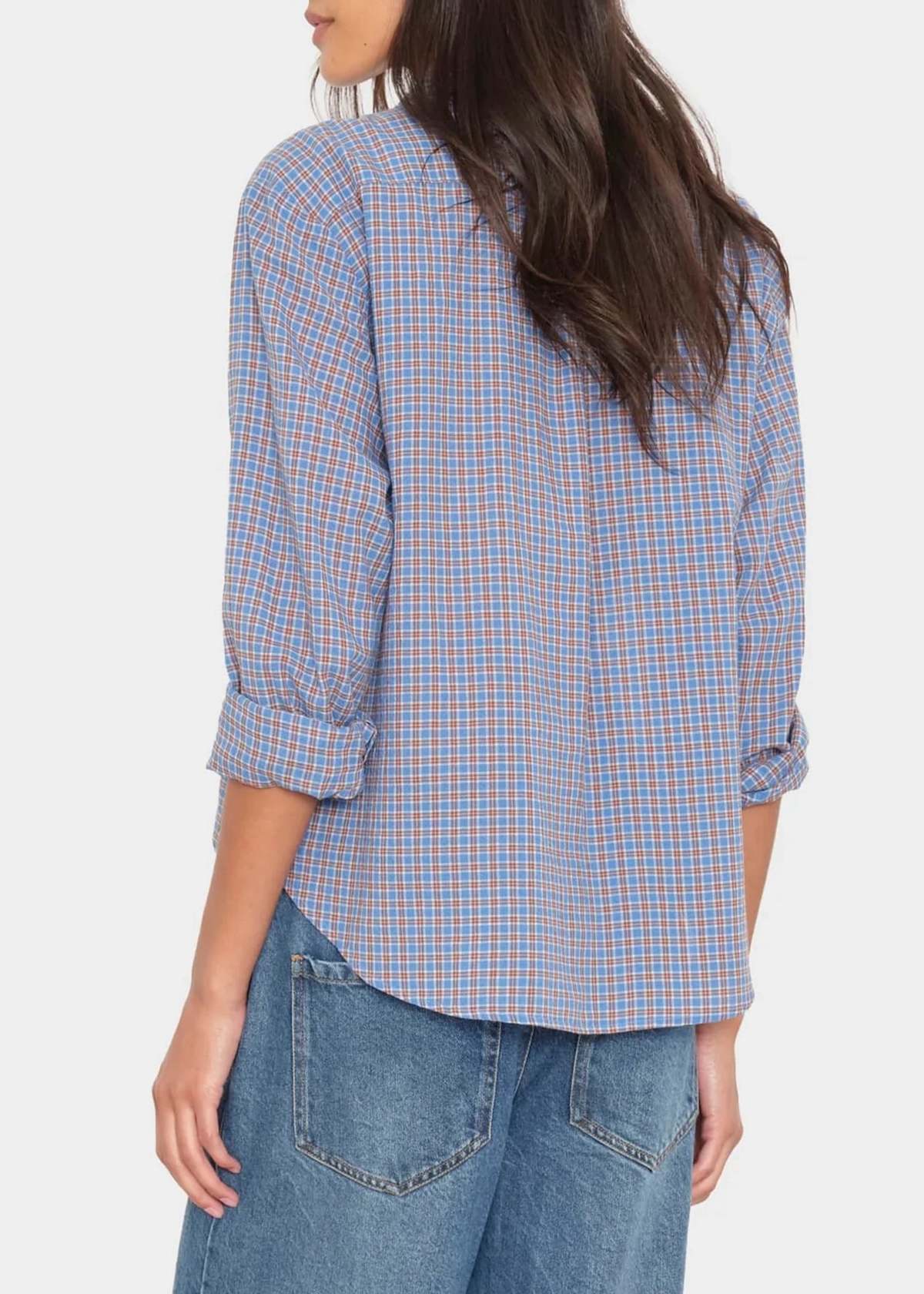 Xirena Plaid Bowie Shirt - Skyridge - Image 2 of 5