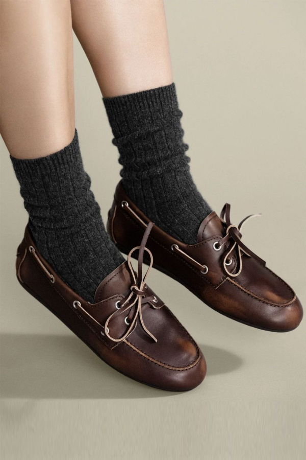 Hansel from Basel Cashmere Rib Sock