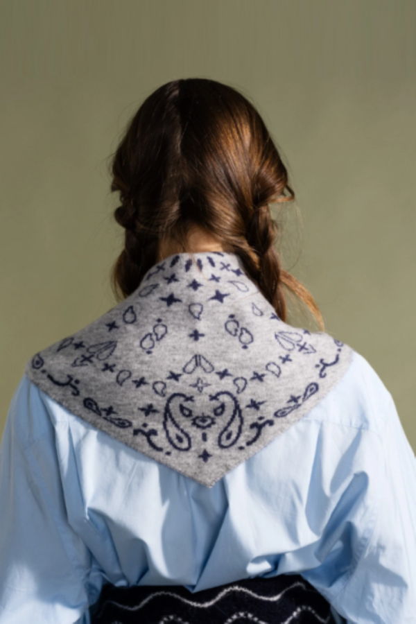 Hansel from Basel Cashmere Triangle Bandana Scarf