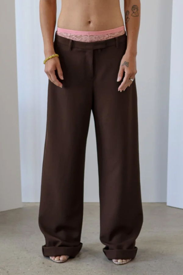 Geel Kennedy Trousers - Brown