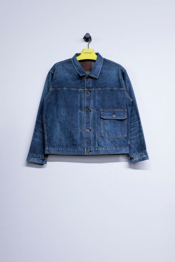 Taiga Takahashi Lot.720 Damaged Indigo Denim Jacket 1930's