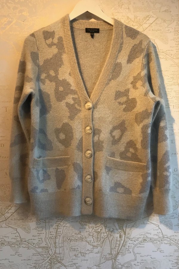 rag and bone leopard cardigan