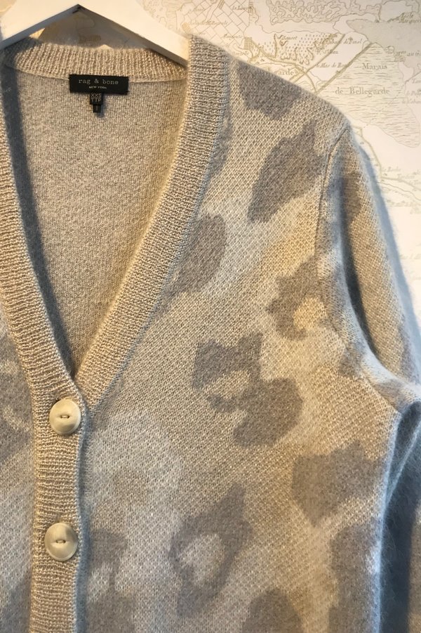 rag & bone leopard cardigan