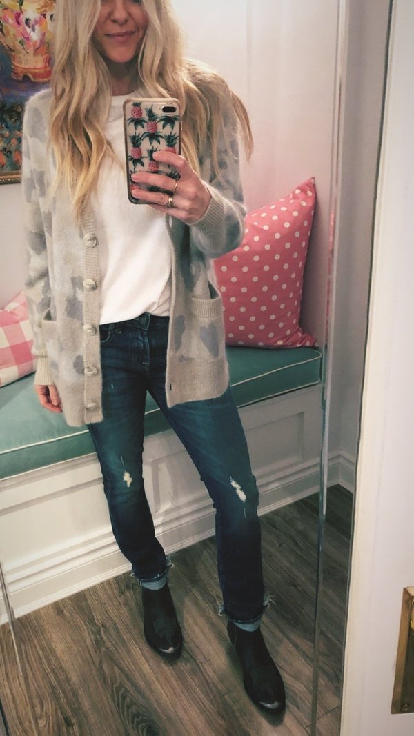 rag & bone leopard cardigan