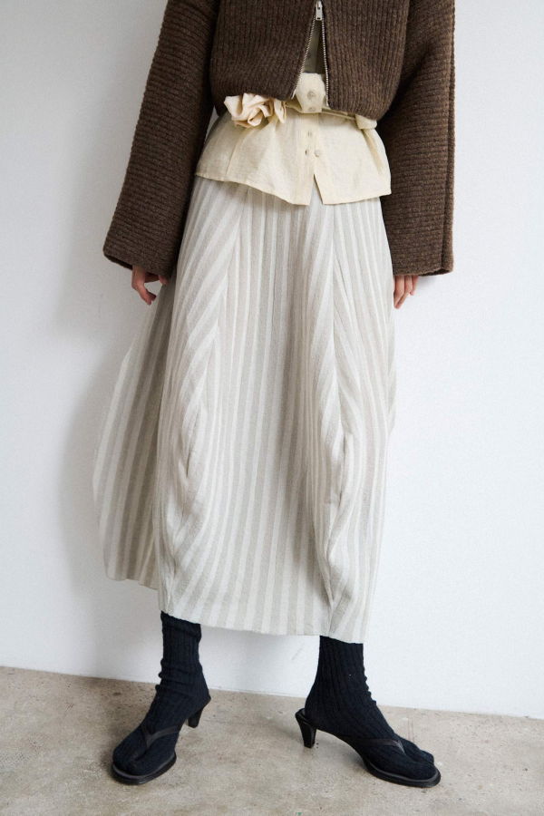 Rus Koma Skirt - Ice / Chalk