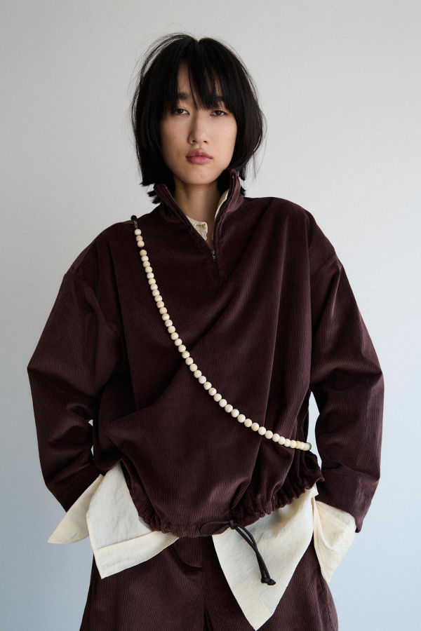 Rus Nemuke Overshirt - Dark Cherry