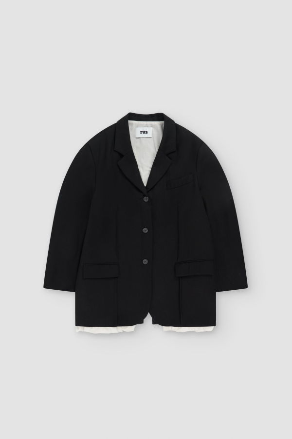 Rus Telon Tailored Jacket - Black