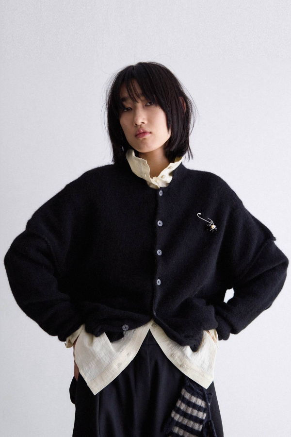 Rus Wataame Cardigan - Black