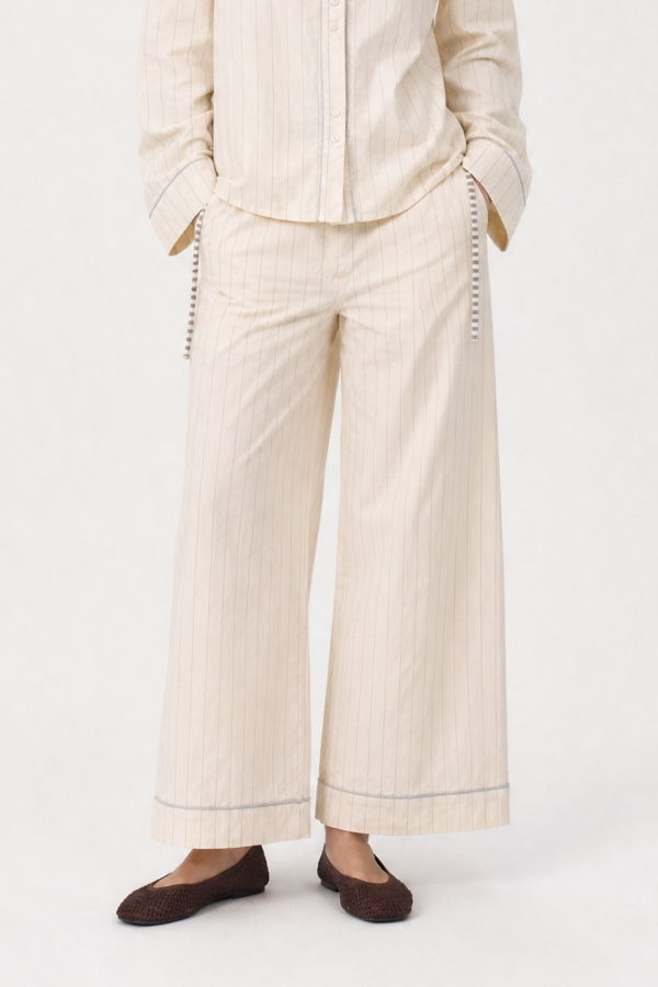 Carmen Says Elm Striped Pants
