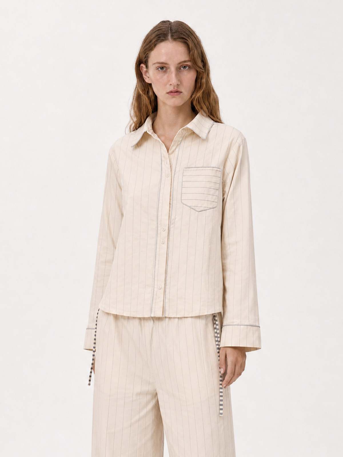 Carmen Says Elm Striped Shirt - Image 1 of 6
