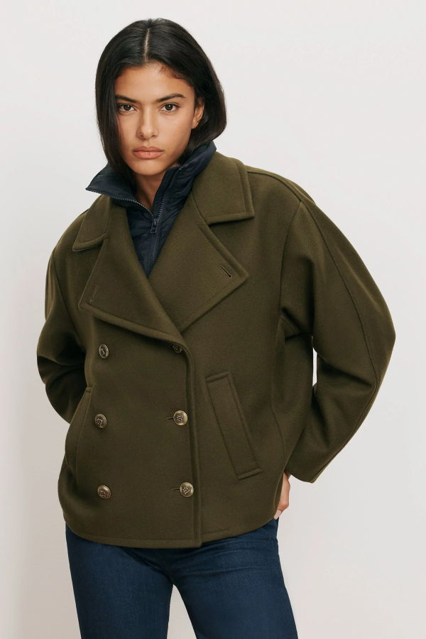 Veronica Beard Puffer Dickey - Navy