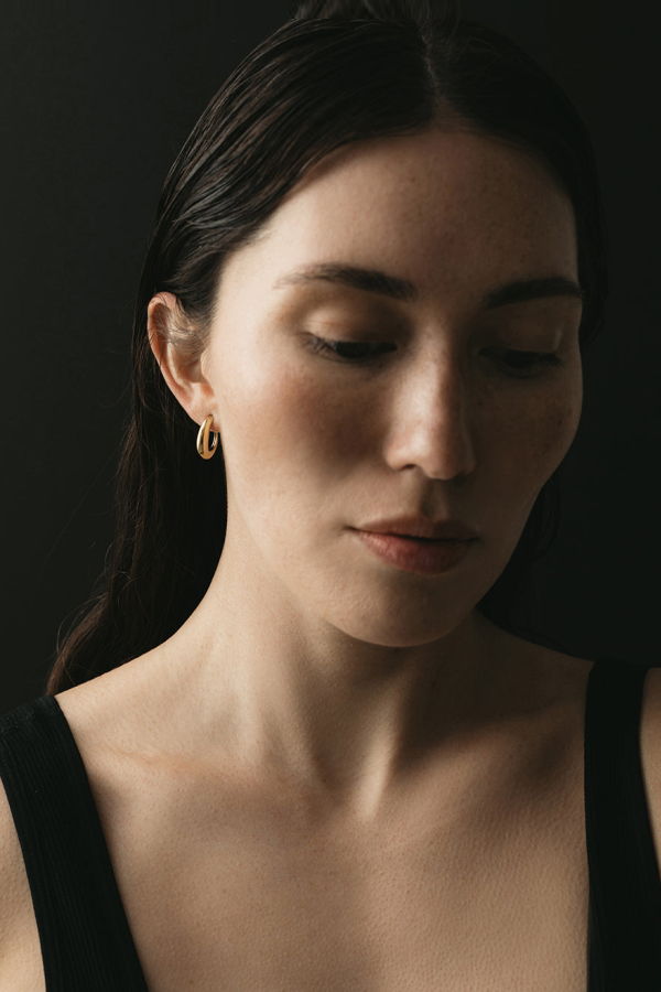 MASLO CO. Ceres Hoops Earrings