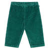 KIDS Petit Bateau Baby Velour Pants - Green - Thumbnail 1