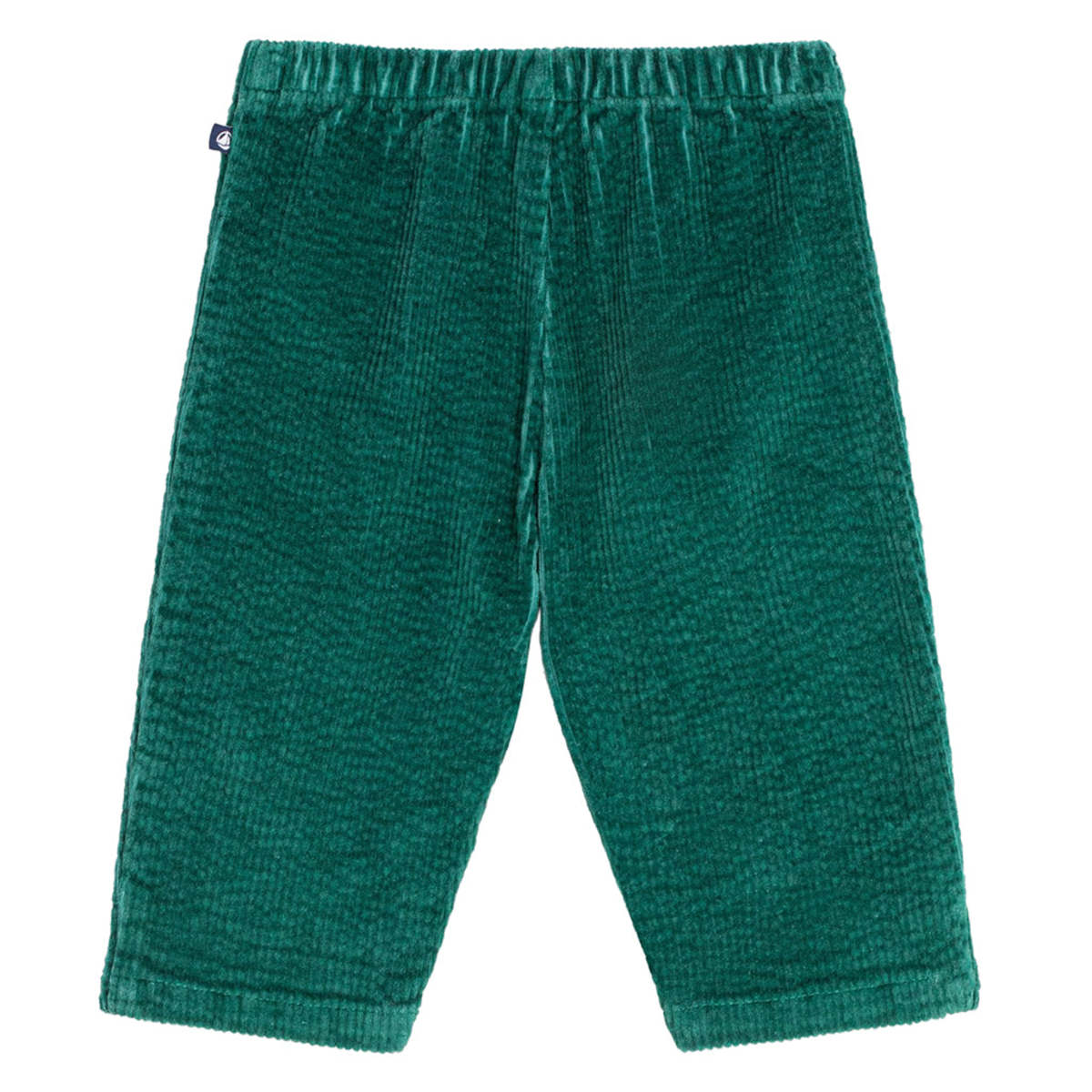 KIDS Petit Bateau Baby Velour Pants - Green - Image 2 of 5