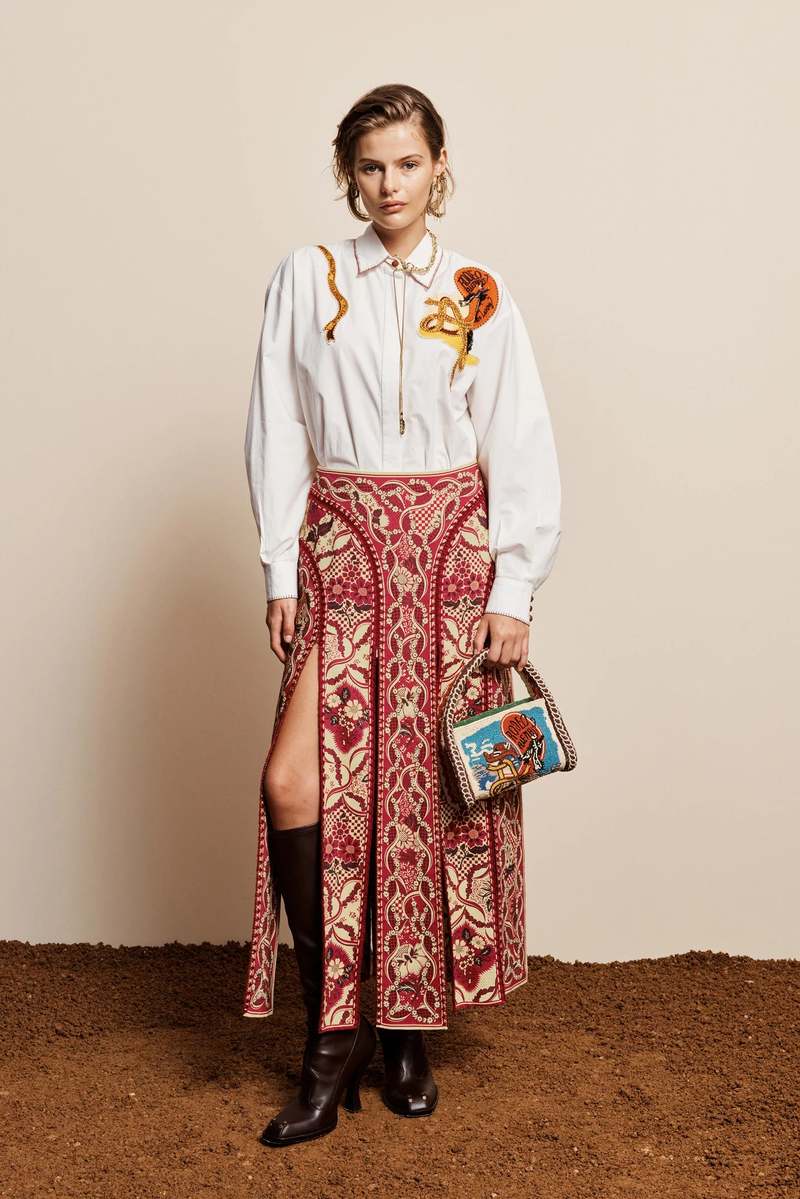 ALMAIS Kenny Skirt - Red