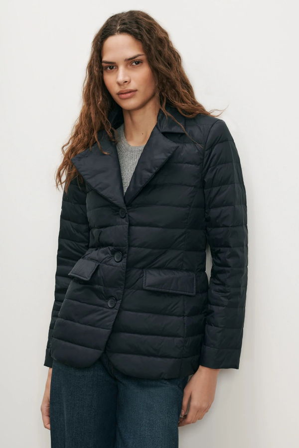 Veronica Beard The Puffer Blazer - Navy