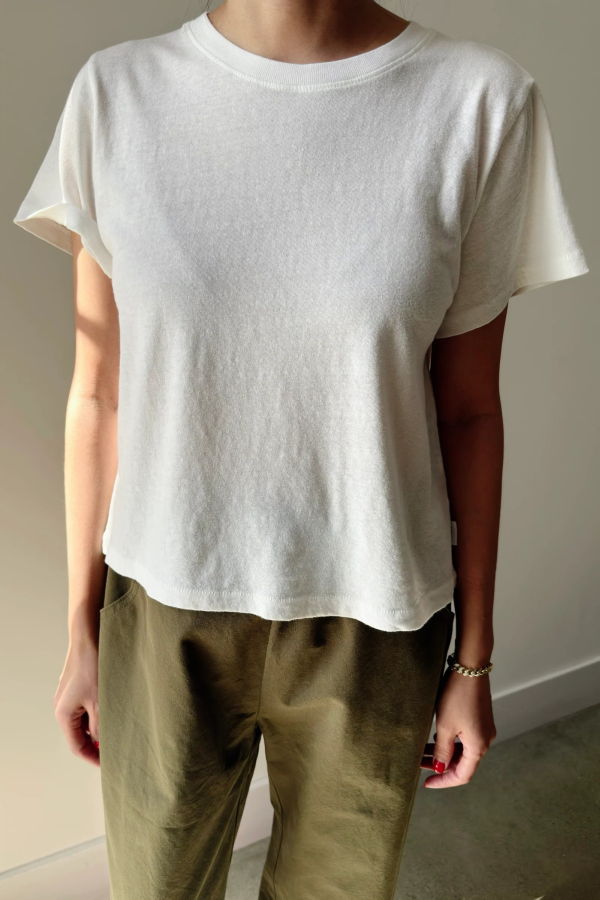 Le Bon Shoppe Airy Darling Tee - Vintage White