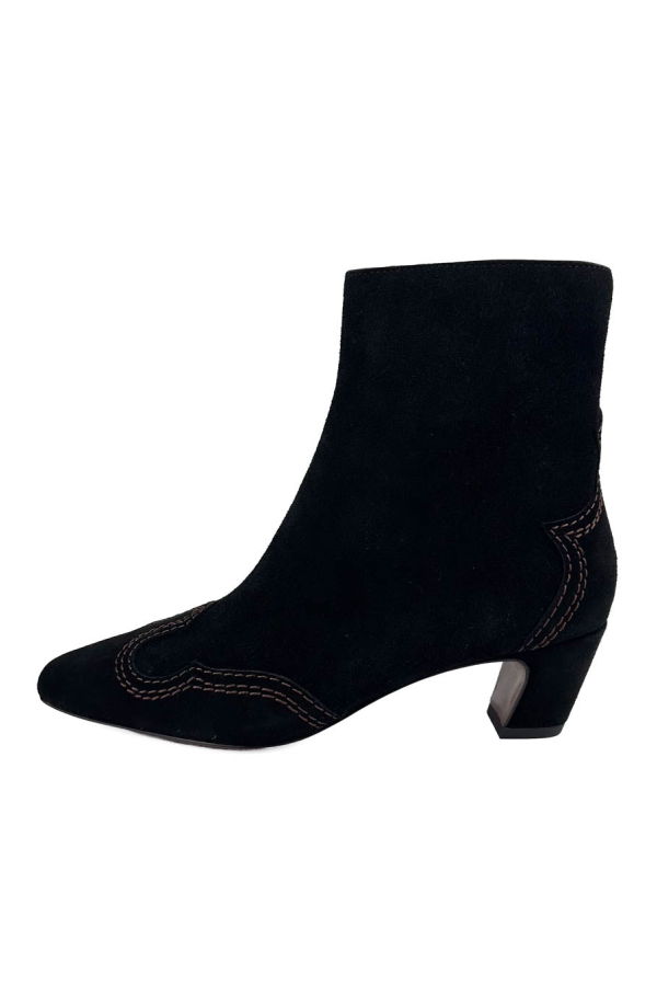 Loeffler Randall Aspen Embroidered Kick Heel Ankle Boot