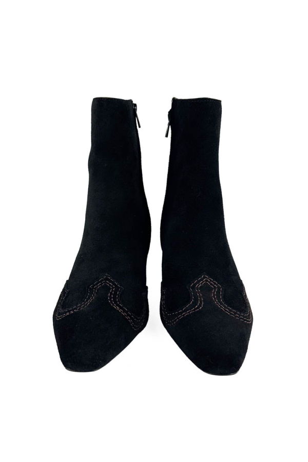 Loeffler Randall Aspen Embroidered Kick Heel Ankle Boot