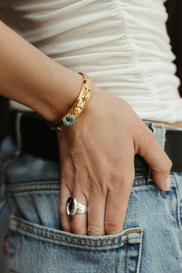 Sierra Winter Jewelry Lucky Stars Cuff Bracelet
