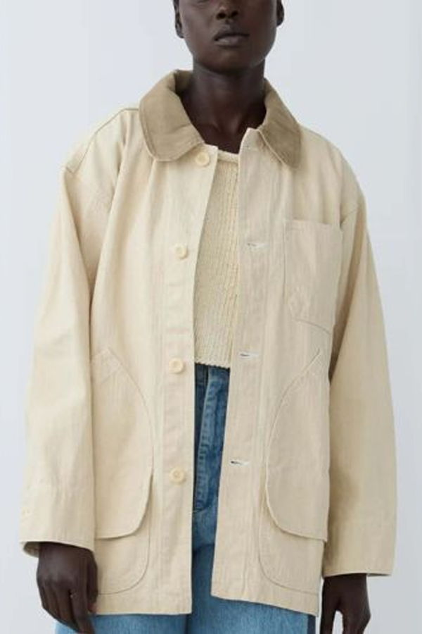 Shaina Mote Painter Coat Denim Jacket - Natural