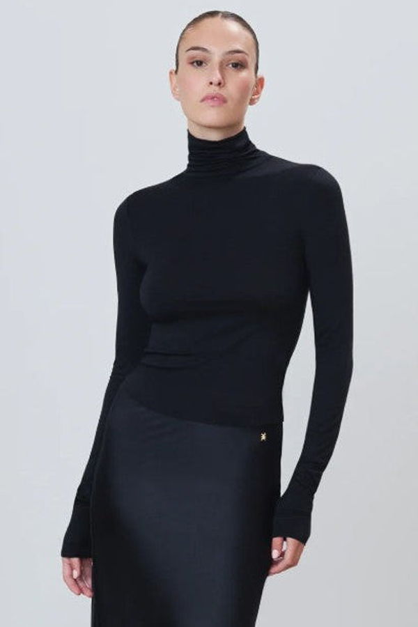 ETERNE Fitted Turtleneck Top