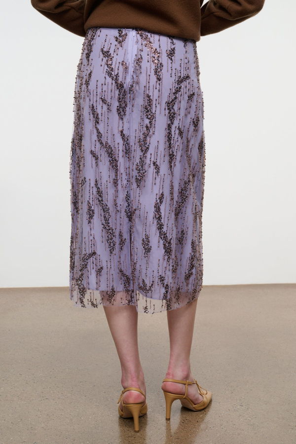 Staud Aviva Skirt - Lilac