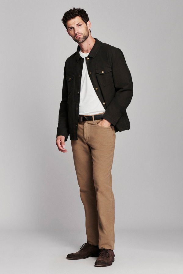 Billy Reid Moleskin Woodsman Jacket - Rosin