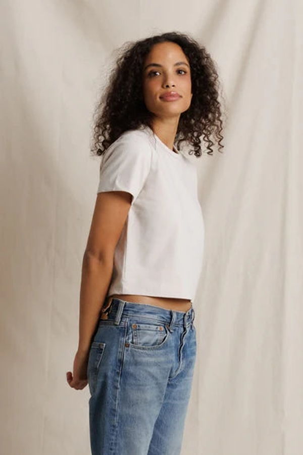Perfect White Tee Sage Jersey T-Shirt