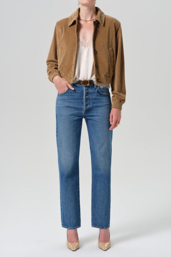 Citizens of Humanity 90's French High Rise Straight Jeans - Pastis