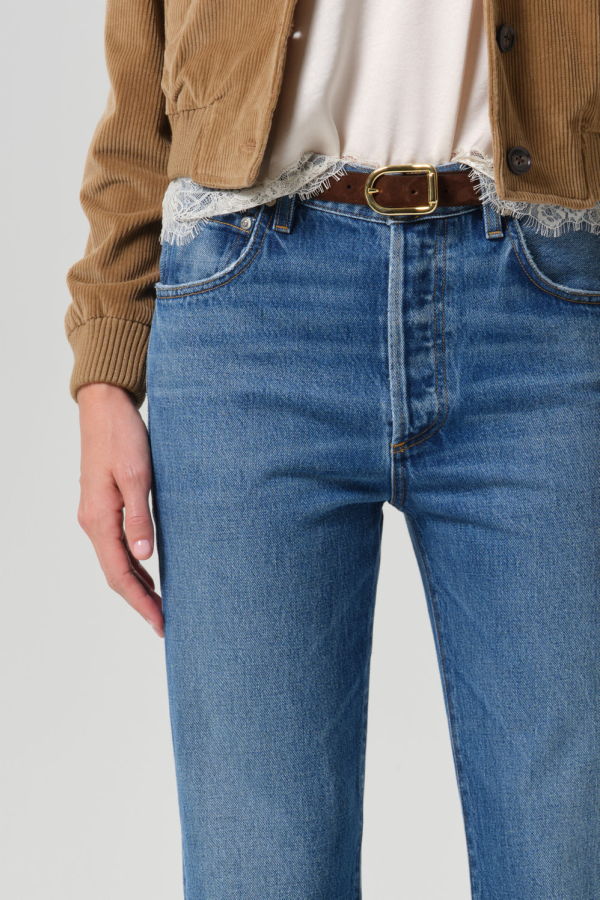Citizens of Humanity 90's French High Rise Straight Jeans - Pastis