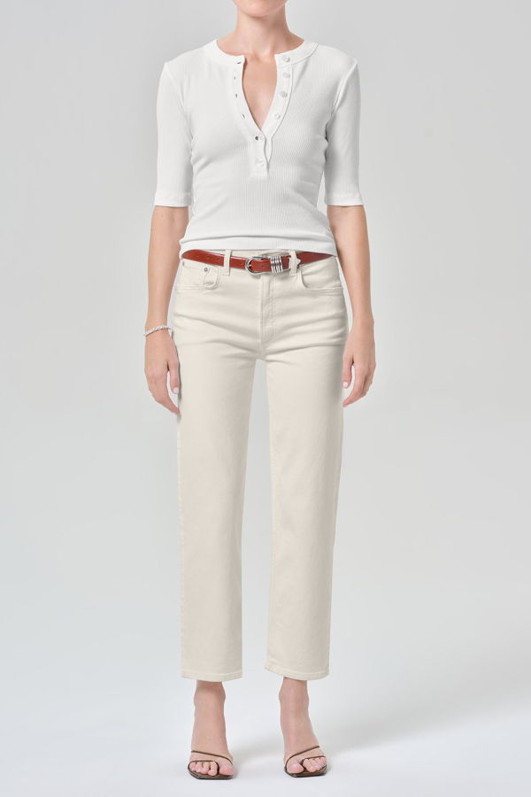 Citizens of Humanity Palma Straight Jeans - Almond