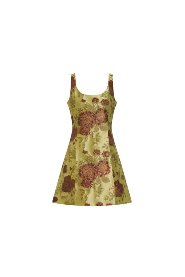 Atelier Delphine Cecily Dress - Citron Floral