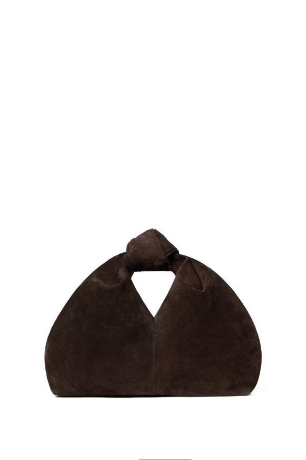 Loeffler Randall Helga Scarf Knot Clutch - Brown