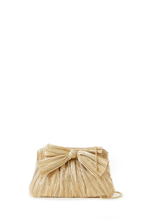 Loeffler Randall Rayne Clutch - Gold