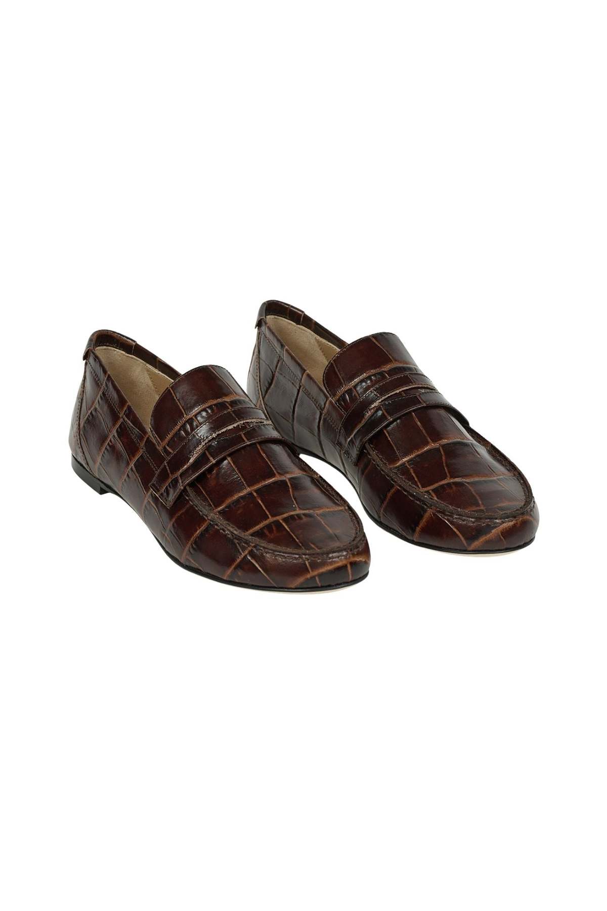 Jamie Haller The Penny Loafer - Oxblood Croc - Image 2 of 3