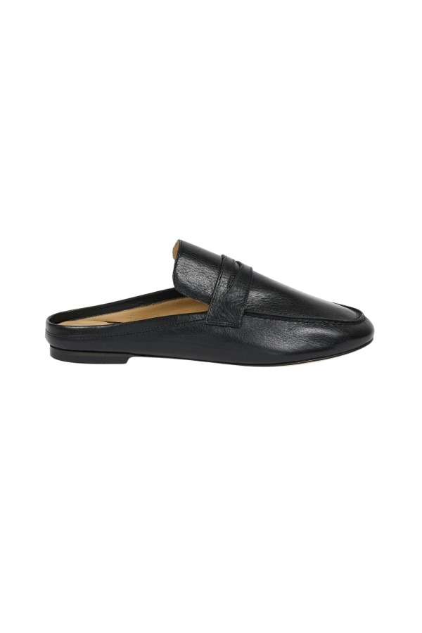 Jamie Haller The Penny Loafer Mule - Black