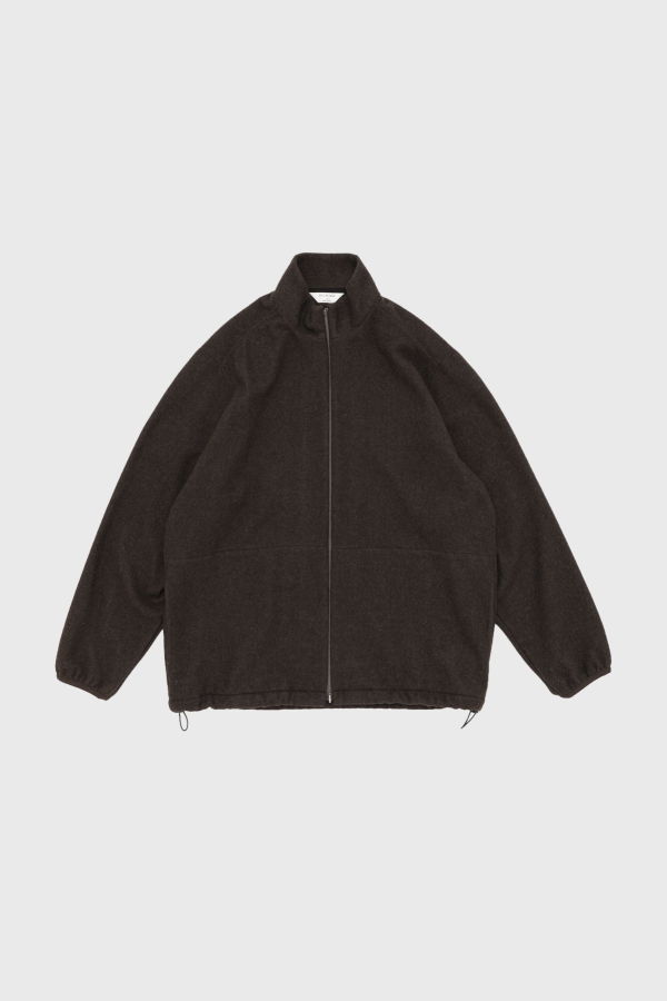Still By Hand Cashmere Mixed High Neck Blouson