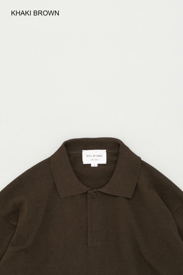 Still By Hand Silk Mixed Knitted Polo