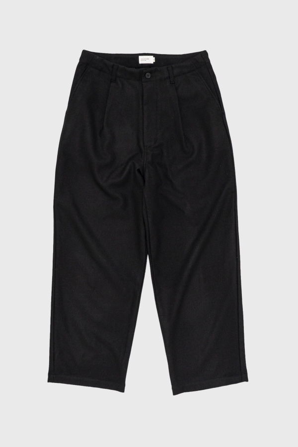 Still By Hand Wool/Nylon Wide Pants