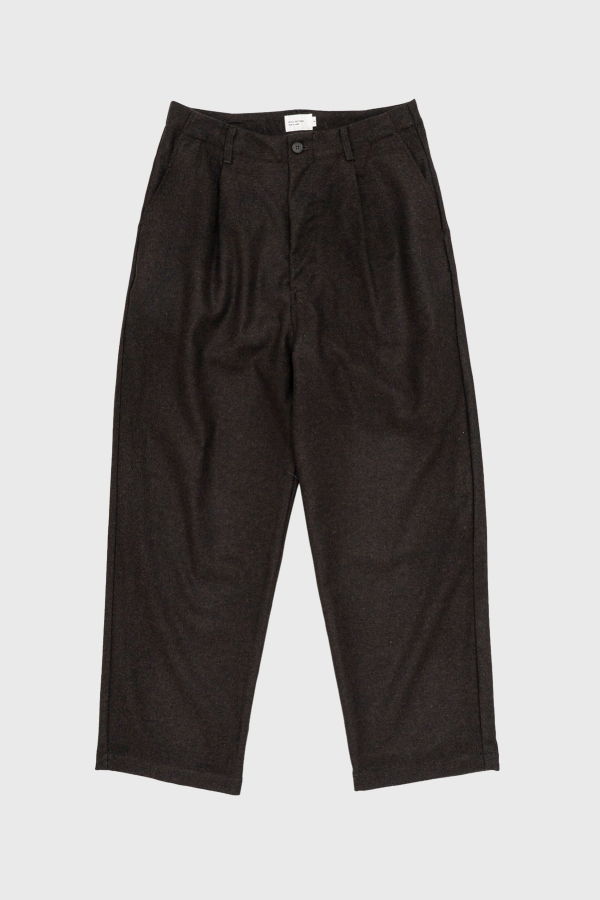 Still By Hand Wool/Nylon Wide Pants