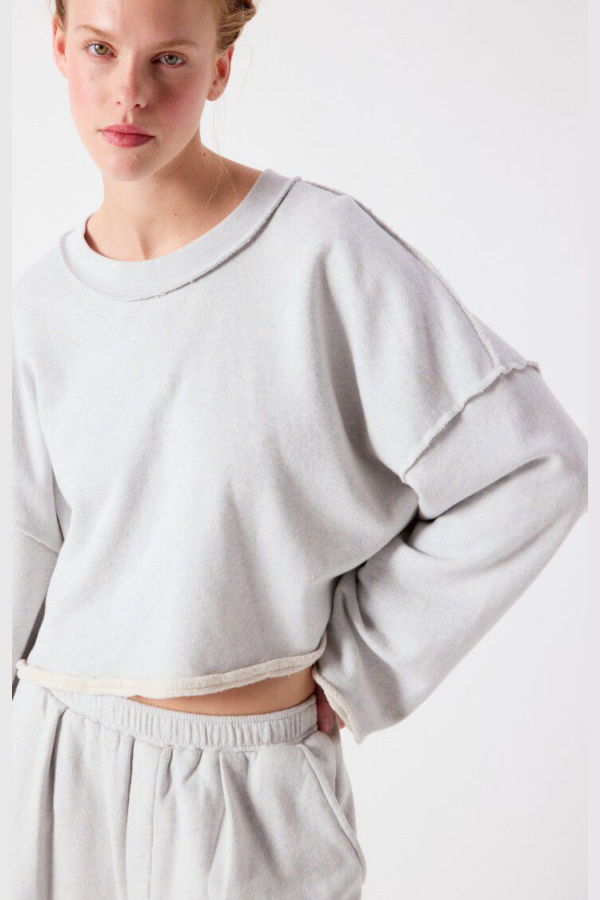 American Vintage Dantown Sweatshirt - Melange Sky