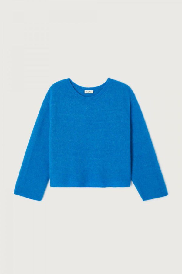 American Vintage Vito Boxy Sweater - Curacao Melange