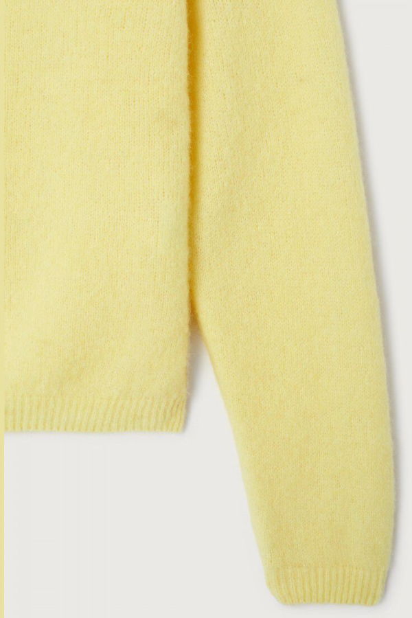 American Vintage Vito Cardigan - Melange Lemon Tree