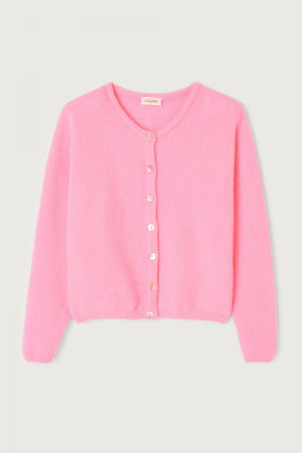 American Vintage Vito Cardigan - Melange Rose