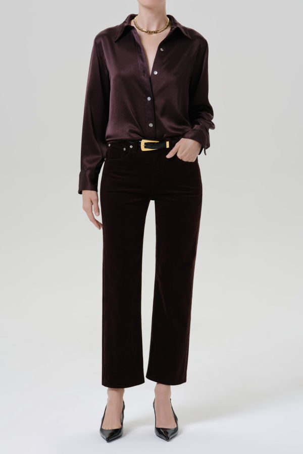 Citizens of Humanity Tullah Japanese Hammered Satin Shirt