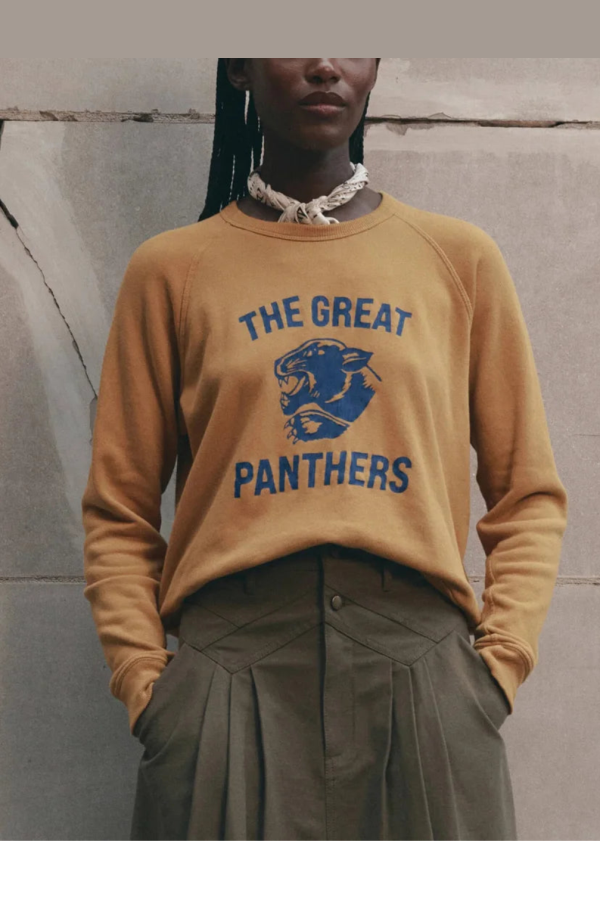 The Great. The Fleece Rookie Sweatshirt - Yellow