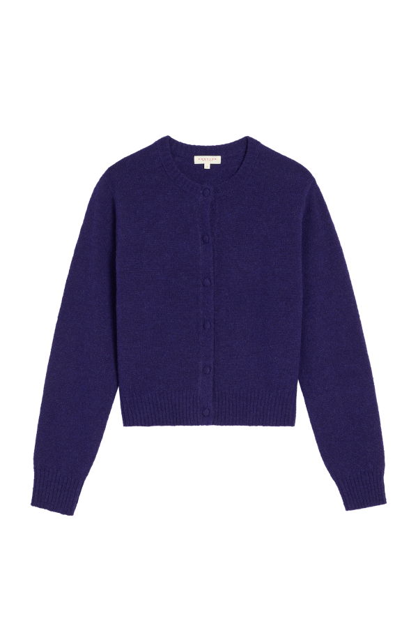 Demylee Faye Alpaca Cardigan - Violet