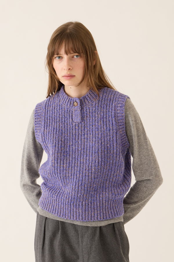 demylee Sybil Confetti Wool Alpaca Vest